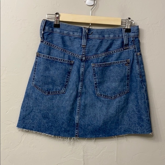 Madewell Blue A-Line Denim Skirt - Picture 4 of 10